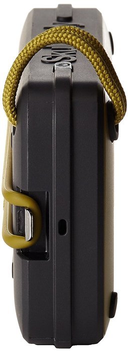 Skullcandy Ambush Water-resistant Drop-proof Bluetooth Portable Palm Speaker, Olive and Black N2