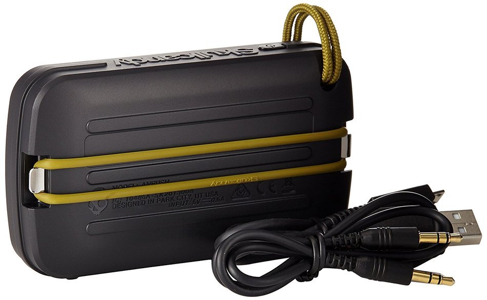 Skullcandy Ambush Water-resistant Drop-proof Bluetooth Portable Palm Speaker, Olive and Black N3