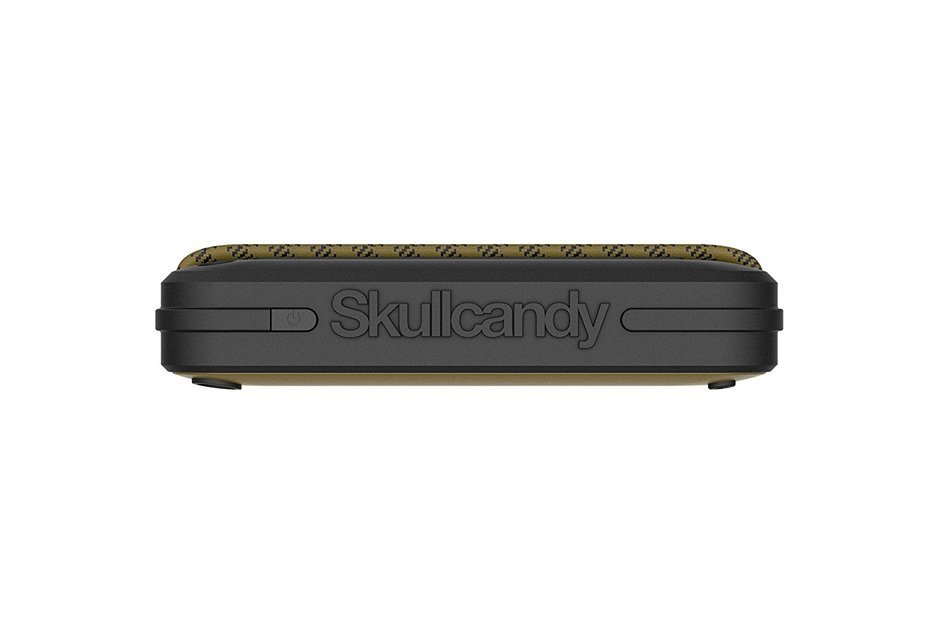 Skullcandy Ambush Water-resistant Drop-proof Bluetooth Portable Palm Speaker, Olive and Black N4
