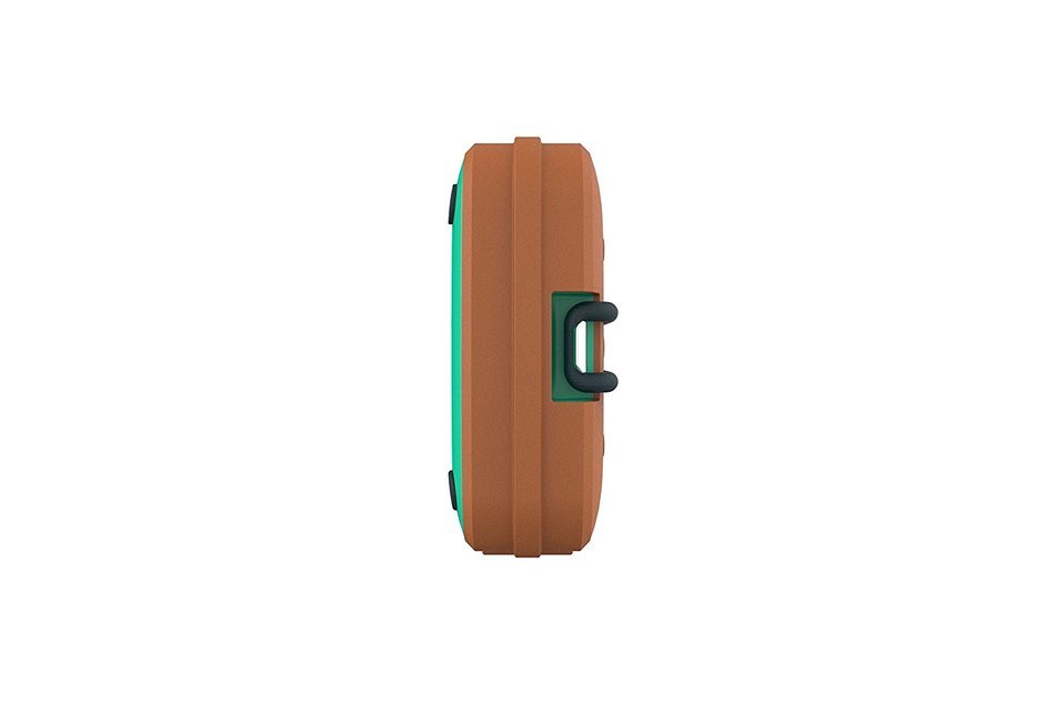 Skullcandy Ambush Water-resistant Drop-proof Bluetooth Portable Palm Speaker, Olive and Black N17