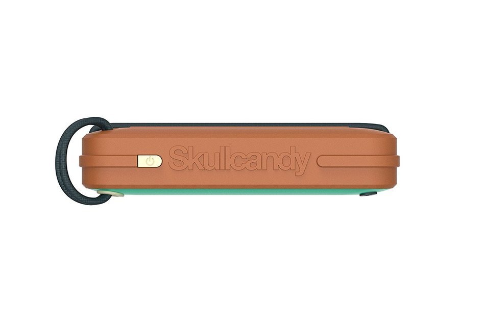 Skullcandy Ambush Water-resistant Drop-proof Bluetooth Portable Palm Speaker, Olive and Black N18