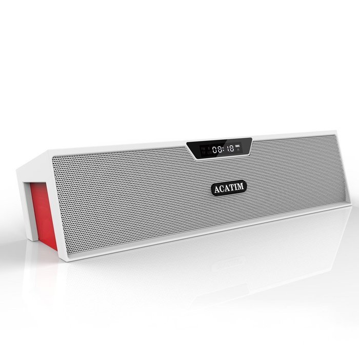 Acatim Portable Bluetooth Stereo Speaker, FM Radio, Support TF Card/Micro SD Card and USB Input, Support MP3,...