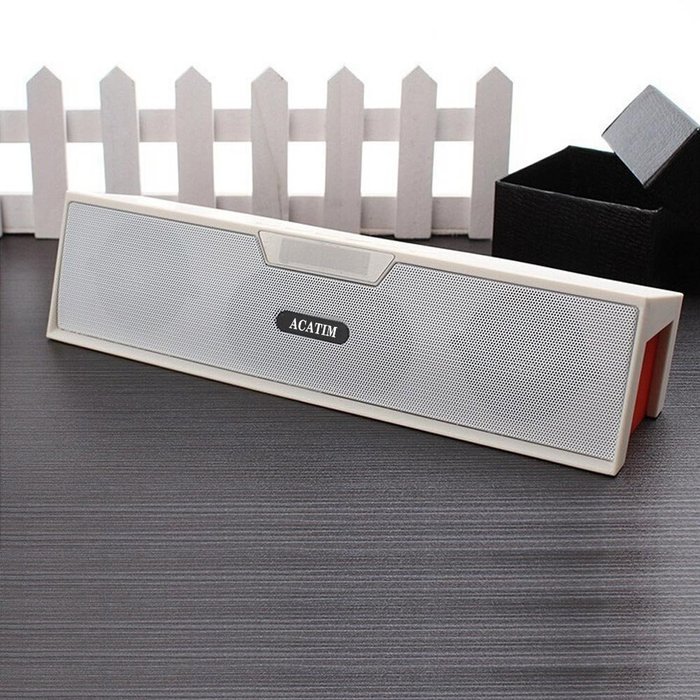 Acatim Portable Bluetooth Stereo Speaker, FM Radio, Support TF Card/Micro SD Card and USB Input, Support MP3,... N9