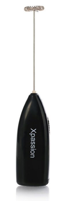 Xpassion Electric Milk Frother Handheld Milk Wand Mixer Frother for Latte Cof...