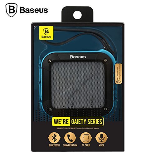 BASEUS Mini Bluetooth Speaker Waterproof Outdoor Sport Wireless Portable For iPhone Samsung TF Card Color Army... N2