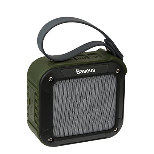 BASEUS Mini Bluetooth Speaker Waterproof Outdoor Sport Wireless Portable For iPhone Samsung TF Card Color Army... N3