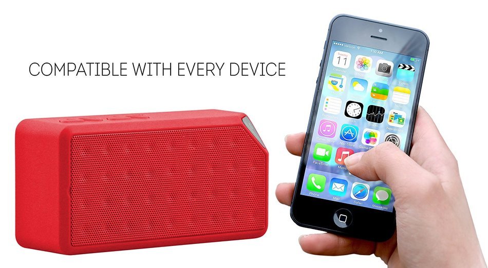 Rebelite Boom Blox Bluetooth Speaker w/ Powerful Sound & Conference Call Built-in Mic for iPhone, Android, & Any... N5