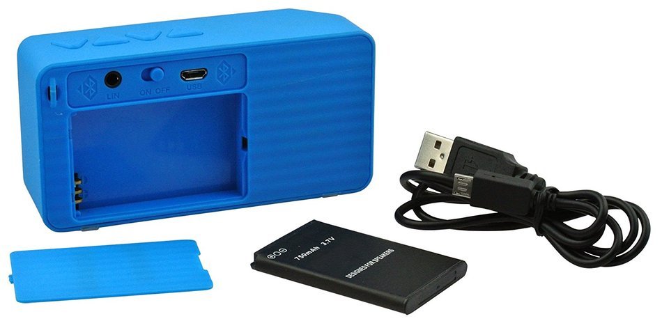 Rebelite Boom Blox Bluetooth Speaker w/ Powerful Sound & Conference Call Built-in Mic for iPhone, Android, & Any... N9