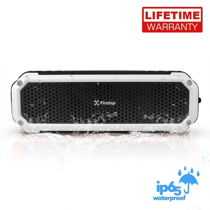 Firstop Waterproof Speakers, Portable Bluetooth V4.1 Speakers, Wireless Bluetooth Speaker with 2&times;5W Drivers, 12... N10