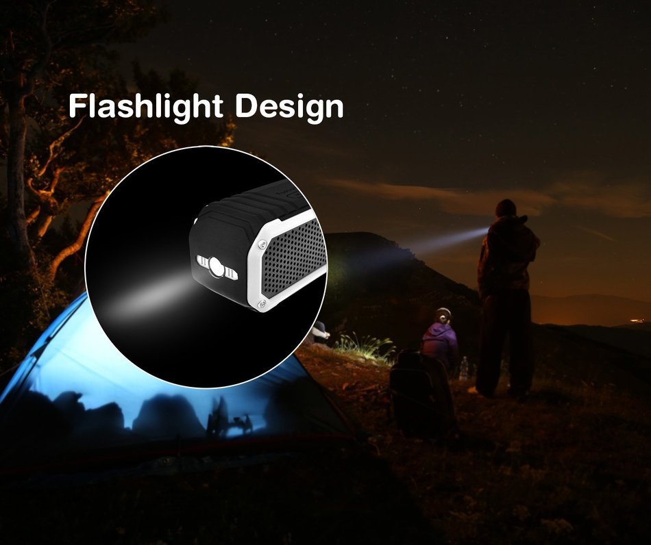 Firstop Waterproof Speakers, Portable Bluetooth V4.1 Speakers, Wireless Bluetooth Speaker with 2&times;5W Drivers, 12... N18