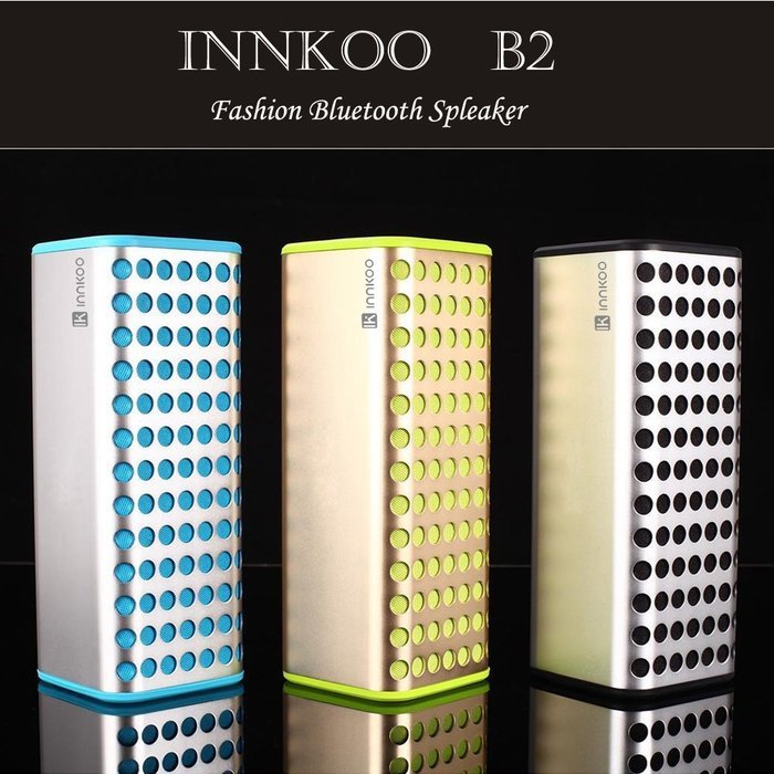 [BEST NEW RELEASE] InnKoo B2 Portable Wireless Bluetooth Speaker, Creative Aluminum Alloy Shell, Powerful Sound... N4