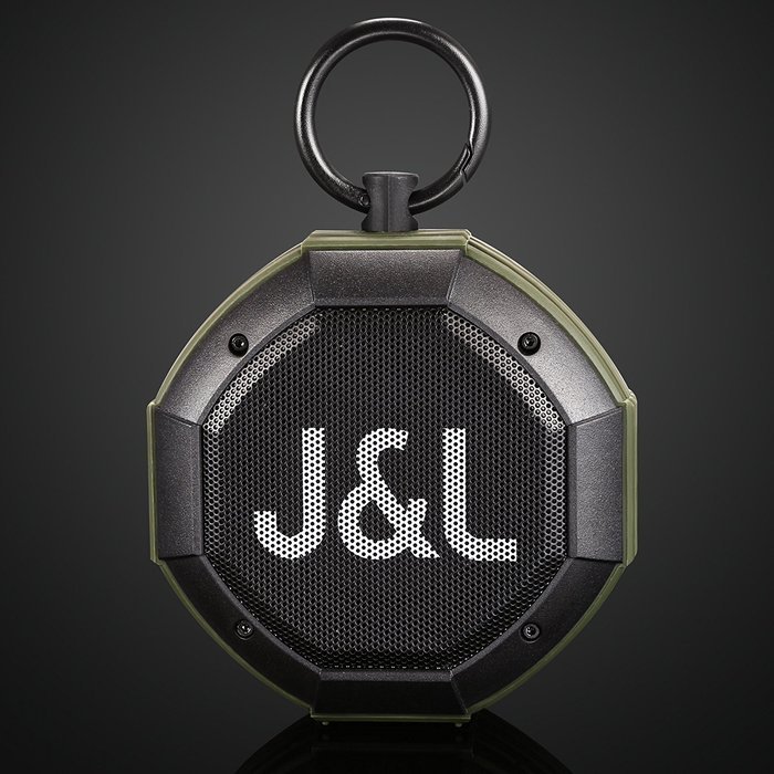 J&L-12A Portable Wireless Bluetooth Outdoor speaker with IPX7 Waterproof Function (Army Green) N2