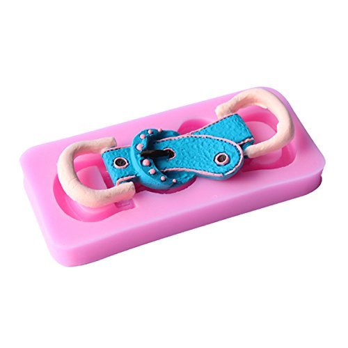 "3D Belt Buckle Shape Cake Mold Fondant Silicone Mould" shopping N4
