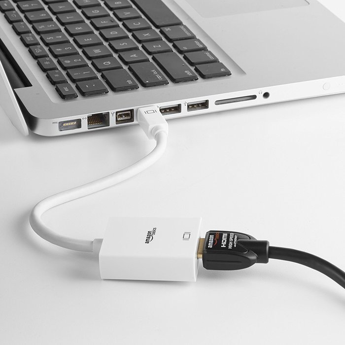 AmazonBasics Mini DisplayPort (Thunderbolt) to HDMI Adapter N5