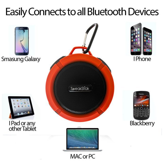 Bluetooth Shower Speaker SpeakStick PRO with, Listen to Music & Receive Phone Calls Anywhere , Powerful 5W Speaker... N13