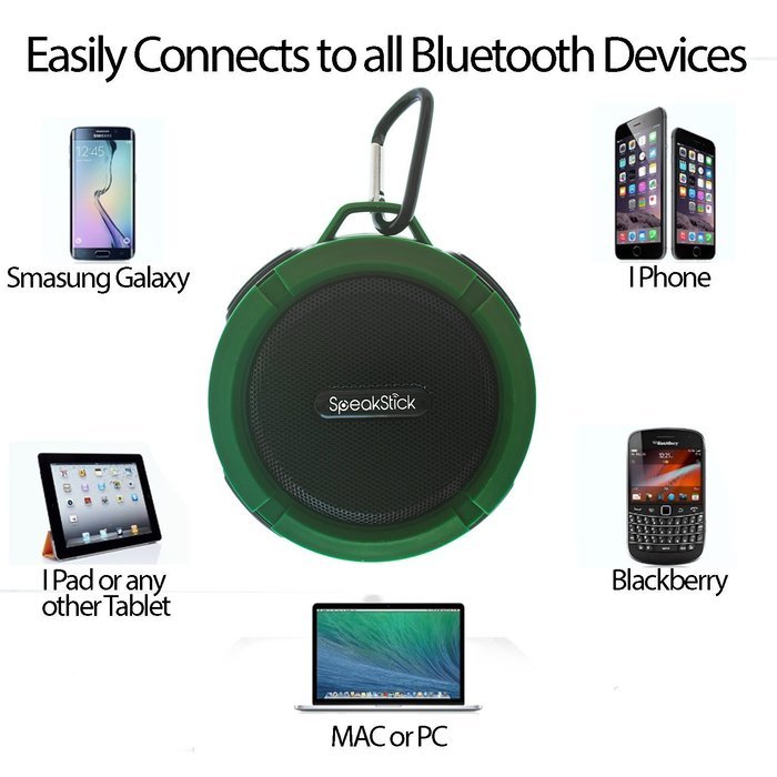 Bluetooth Shower Speaker SpeakStick PRO with, Listen to Music & Receive Phone Calls Anywhere , Powerful 5W Speaker... N21