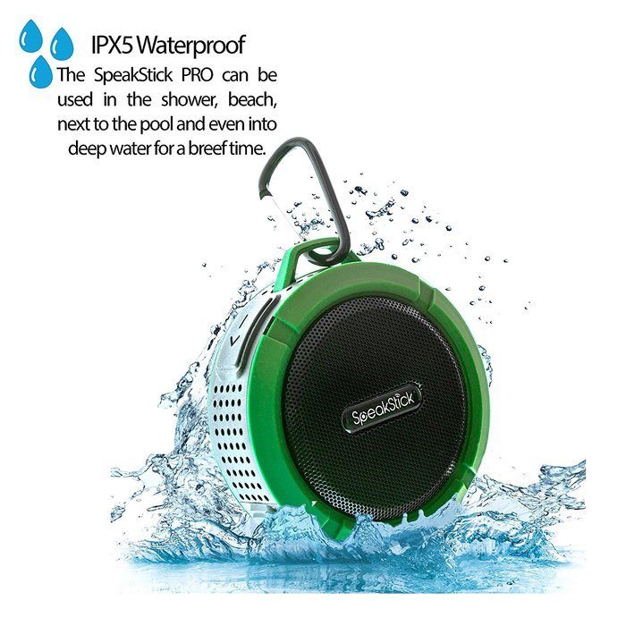 Bluetooth Shower Speaker SpeakStick PRO with, Listen to Music & Receive Phone Calls Anywhere , Powerful 5W Speaker... N23