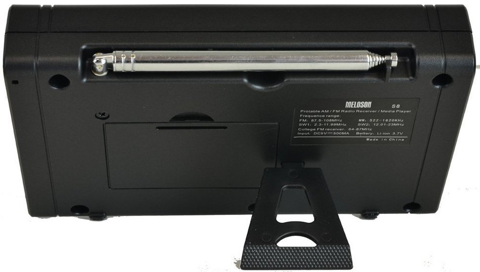 Meloson S8 Rechargeable AM/FM Shortwave DSP (Digital Signal Processing) Radio, MP3 Player & Portable Speaker with... N9