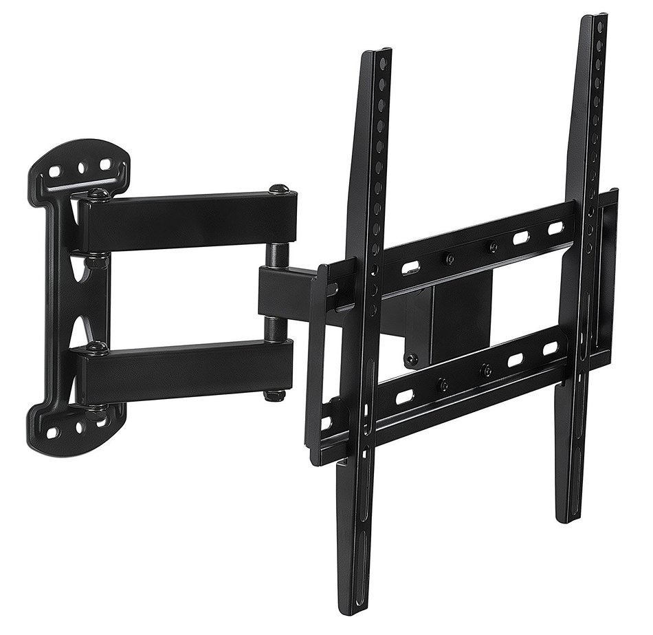 Mount-It! Full Motion TV Wall Mount Corner Bracket, VESA 400 x 400 Compatible, Extending Arm Articulating, Swivel...