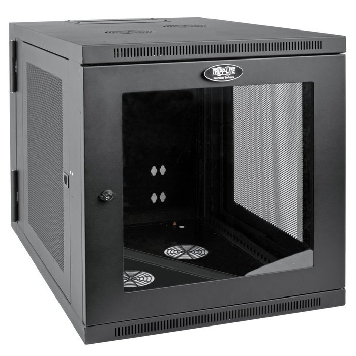 Tripp Lite 12U Wall Mount Rack Enclosure Server Cabinet, Hinged, 20.5" Deep, Switch-Depth (SRW12US) N20