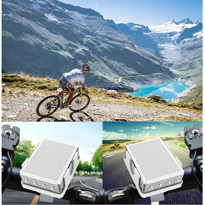 Uchoir Mini Portable Bluetooth Wireless Strong Bass Speakers for iPhone Samsung with Bicycle Clip and Suction... N2