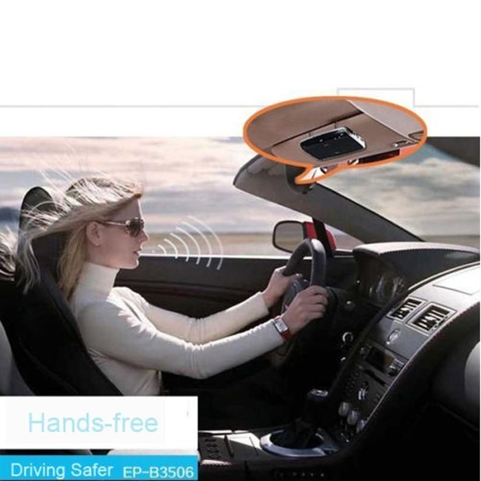 Farmunion Car Kit Clip Hands Free Multipoint Wireless Bluetooth 4.0 Speakerphone Speaker N5