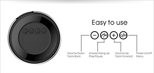 Portable Wireless Speaker, Beeiee Portable Bluetooth Speaker with Hands Free Calling,USB and TF card port for... N6