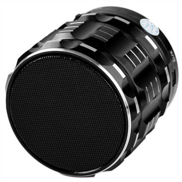 SYDT S-28 Portable Wireless Metal Steel Stereo Speaker with Fm Radio Support TF Micro SD Card for Iphone iPad... N2