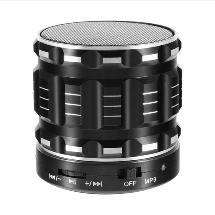 SYDT S-28 Portable Wireless Metal Steel Stereo Speaker with Fm Radio Support TF Micro SD Card for Iphone iPad... N5
