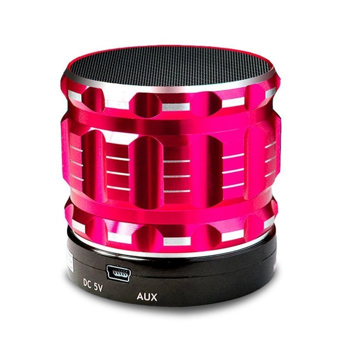 SYDT S-28 Portable Wireless Metal Steel Stereo Speaker with Fm Radio Support TF Micro SD Card for Iphone iPad... N6