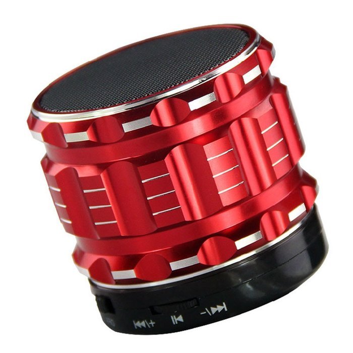 SYDT S-28 Portable Wireless Metal Steel Stereo Speaker with Fm Radio Support TF Micro SD Card for Iphone iPad... N8