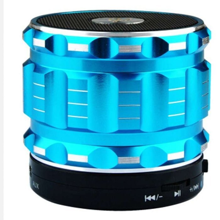 SYDT S-28 Portable Wireless Metal Steel Stereo Speaker with Fm Radio Support TF Micro SD Card for Iphone iPad... N14