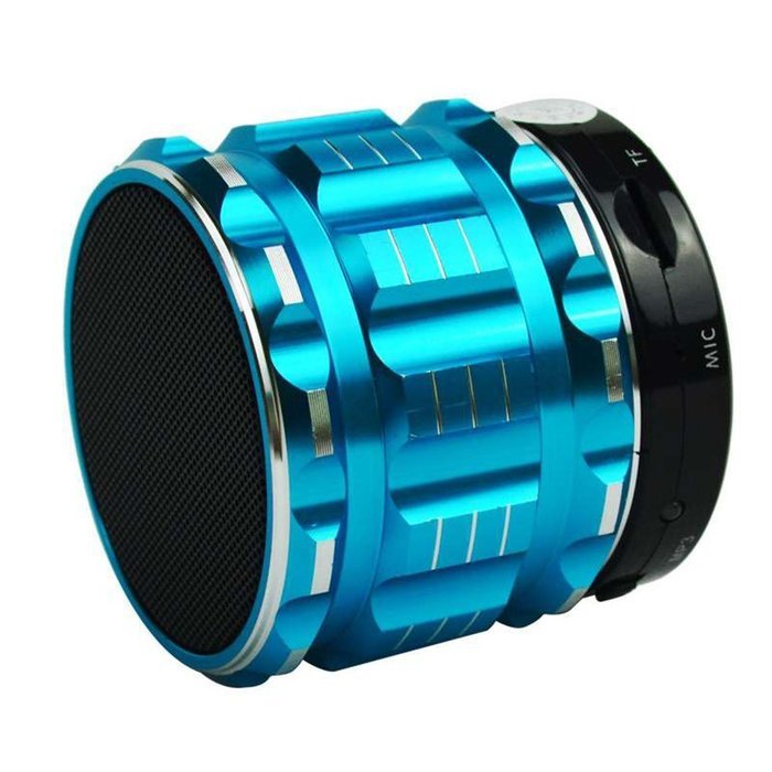 SYDT S-28 Portable Wireless Metal Steel Stereo Speaker with Fm Radio Support TF Micro SD Card for Iphone iPad... N15