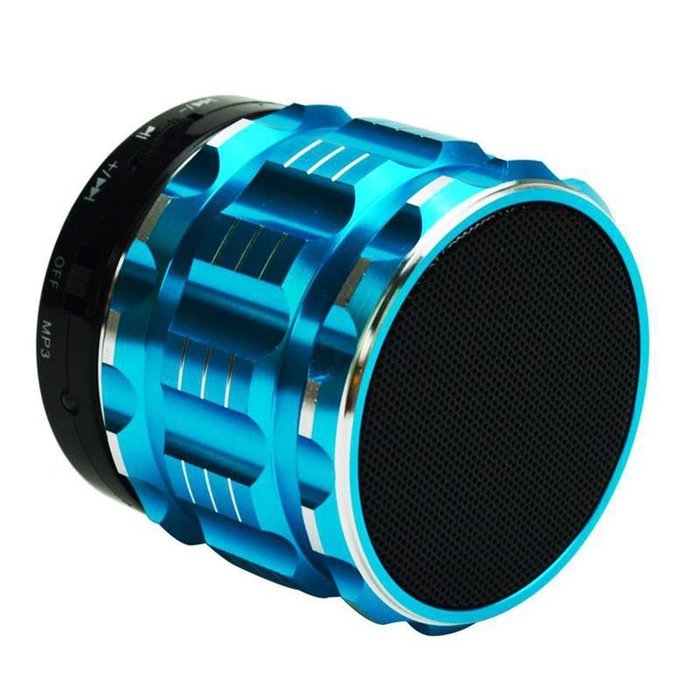 SYDT S-28 Portable Wireless Metal Steel Stereo Speaker with Fm Radio Support TF Micro SD Card for Iphone iPad... N17