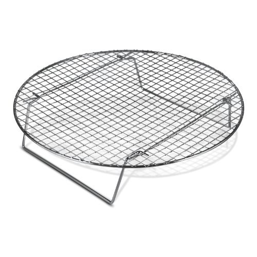 Chrome-Plated Cross-wire Cooling Rack, Wire Pan Grate, Baking Rack, Icing Rack, Round Shape, 2-Height Adjusting...