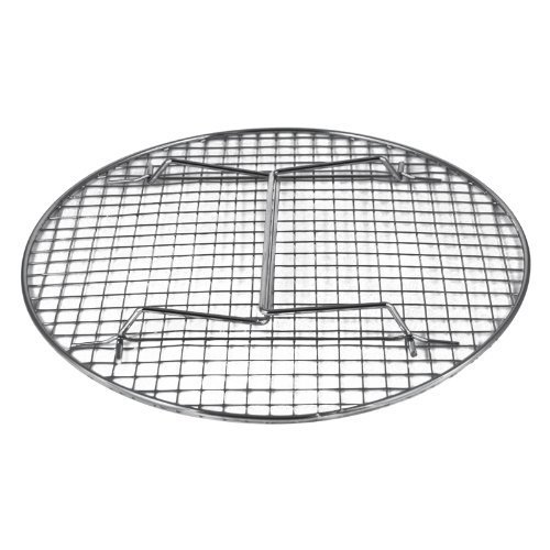 Chrome-Plated Cross-wire Cooling Rack, Wire Pan Grate, Baking Rack, Icing Rack, Round Shape, 2-Height Adjusting... N4