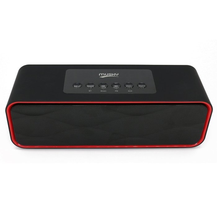 Portable Bluetooth Stereo Speaker, with 2x5W Acoustic Drivers, Dual Subwoofer, FM Radio, Handsfree Speakerphone... N2