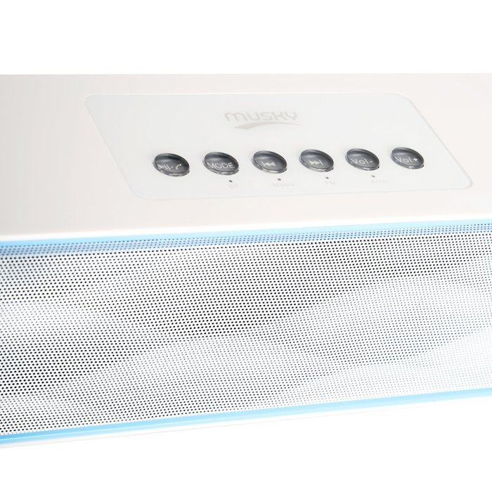 Portable Bluetooth Stereo Speaker, with 2x5W Acoustic Drivers, Dual Subwoofer, FM Radio, Handsfree Speakerphone... N7