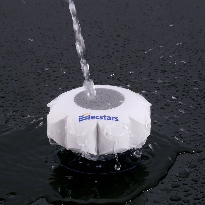 Waterproof Speaker, Elecstars 2016 Shower Speaker Water Resistant Wireless Bluetooth Portable Speaker with Suction... N2