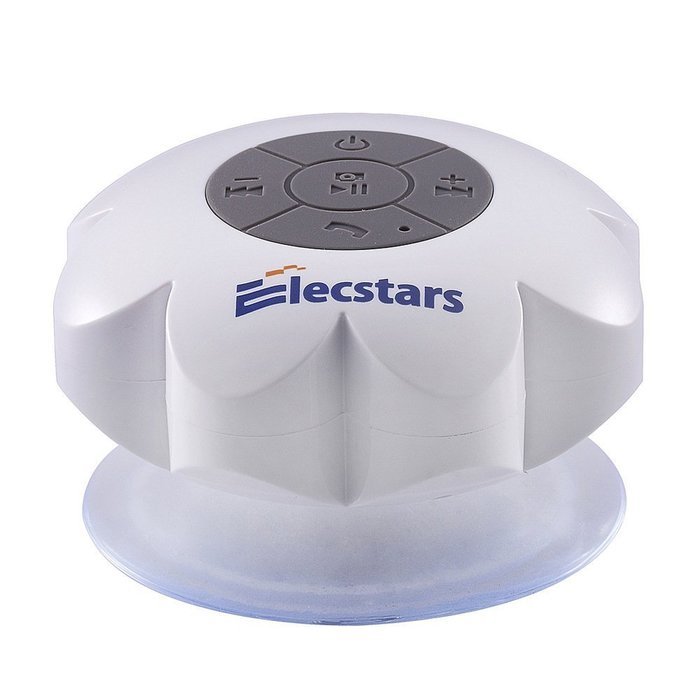 Waterproof Speaker, Elecstars 2016 Shower Speaker Water Resistant Wireless Bluetooth Portable Speaker with Suction... N4
