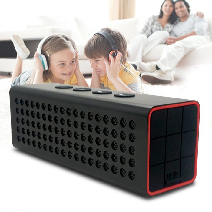 SUNMAY Rechargeable Wireless Bluetooth Stereo Speaker Portable MagicBox Handsfree, 20W Output (Dual 10W Drivers... N3