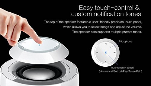 Superb good Huawei Singing Swan Mini Portable Subwoofer Speaker Stereo Sound Wireless Hands-free Bluetooth V4.0... N8