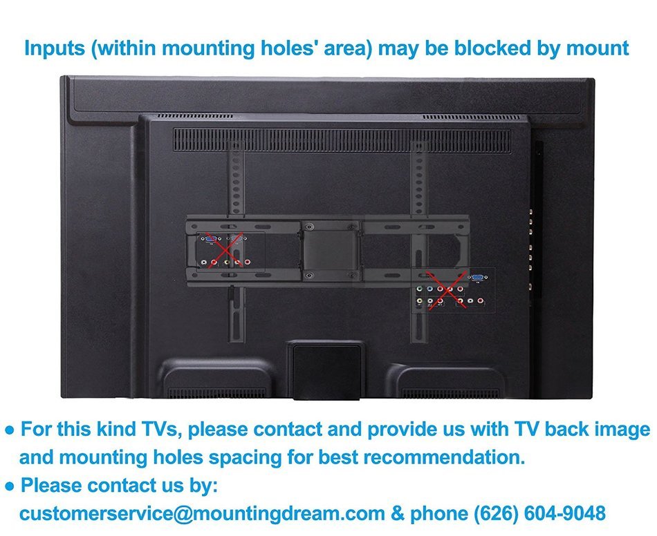 Mounting Dream MD2380 TV Wall Mount Bracket with Full Motion Dual Articulating Arm for most of 26-55 Inches LED... N5