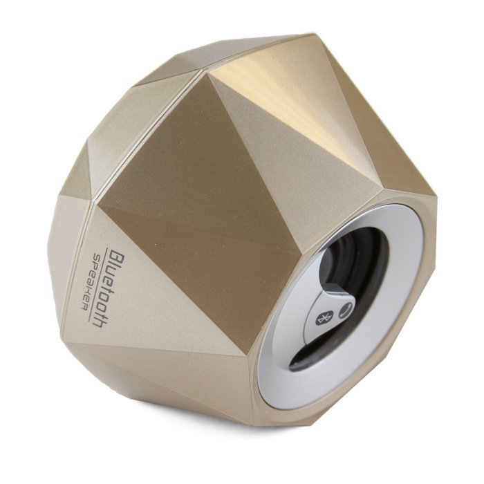 Niceshop&reg; Mini High-end Stereo Diamond Bluetooth Speaker with Built-in Microphone for Hands-Free Phone (Black) N7