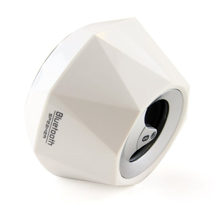 Niceshop&reg; Mini High-end Stereo Diamond Bluetooth Speaker with Built-in Microphone for Hands-Free Phone (Black) N15