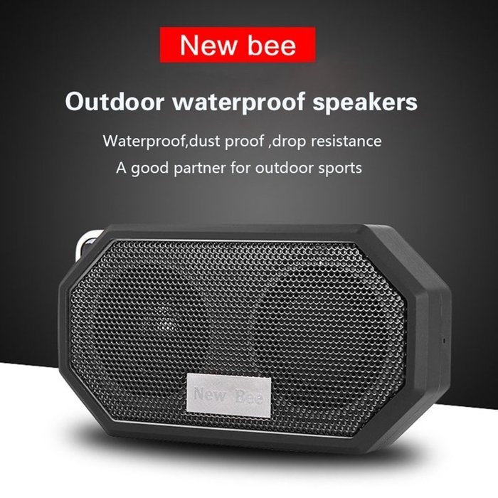 Waterproof Bluetooth Speaker, Ollivan Wireless Mini Portable Stereo Bluetooth Speakers with CRS 4.0 for Camping... N7