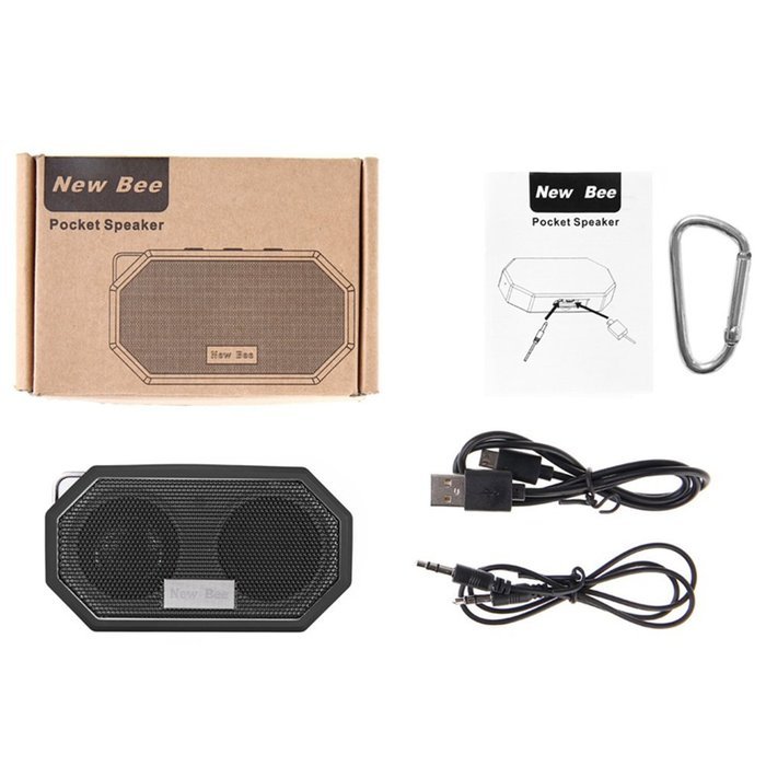 Waterproof Bluetooth Speaker, Ollivan Wireless Mini Portable Stereo Bluetooth Speakers with CRS 4.0 for Camping... N19