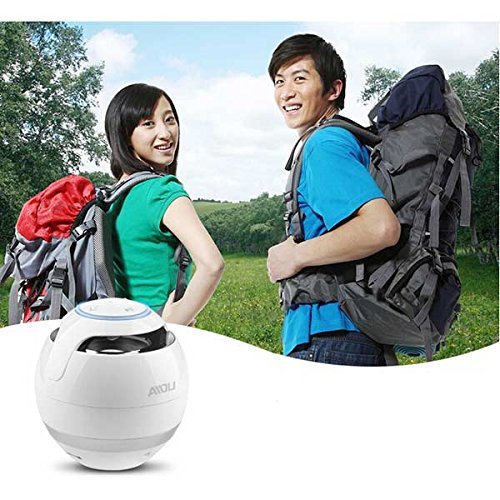 AiDu AY800 Wireless Bluetooth V3.0 Mic Speaker For iPhone Color Black N2