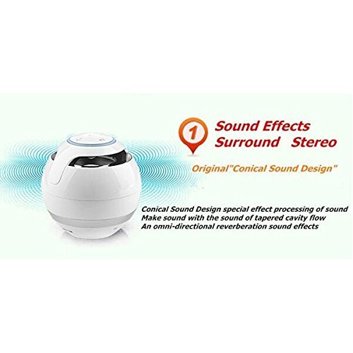 AiDu AY800 Wireless Bluetooth V3.0 Mic Speaker For iPhone Color Black N4