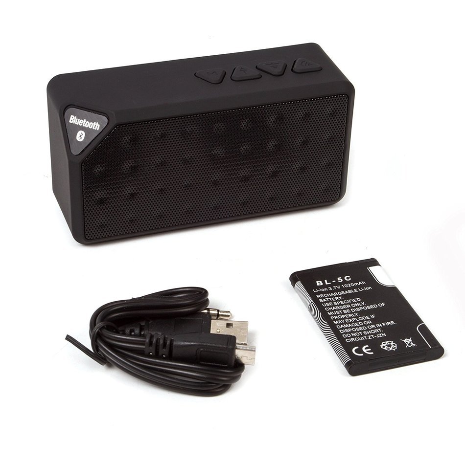 Bluetooth Speaker,Autvivid Mini Portable Bluetooth Wireless Speaker Outdoor Waterproof Shockproof (Black) N9